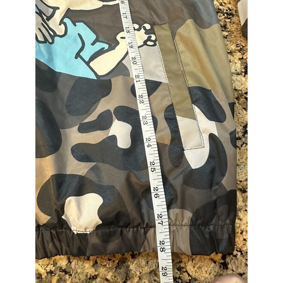 Members Only Rugrats Nickelodeon Full Zip Puffer Jacket Army Men's MEDIUM - Picture 8 of 9